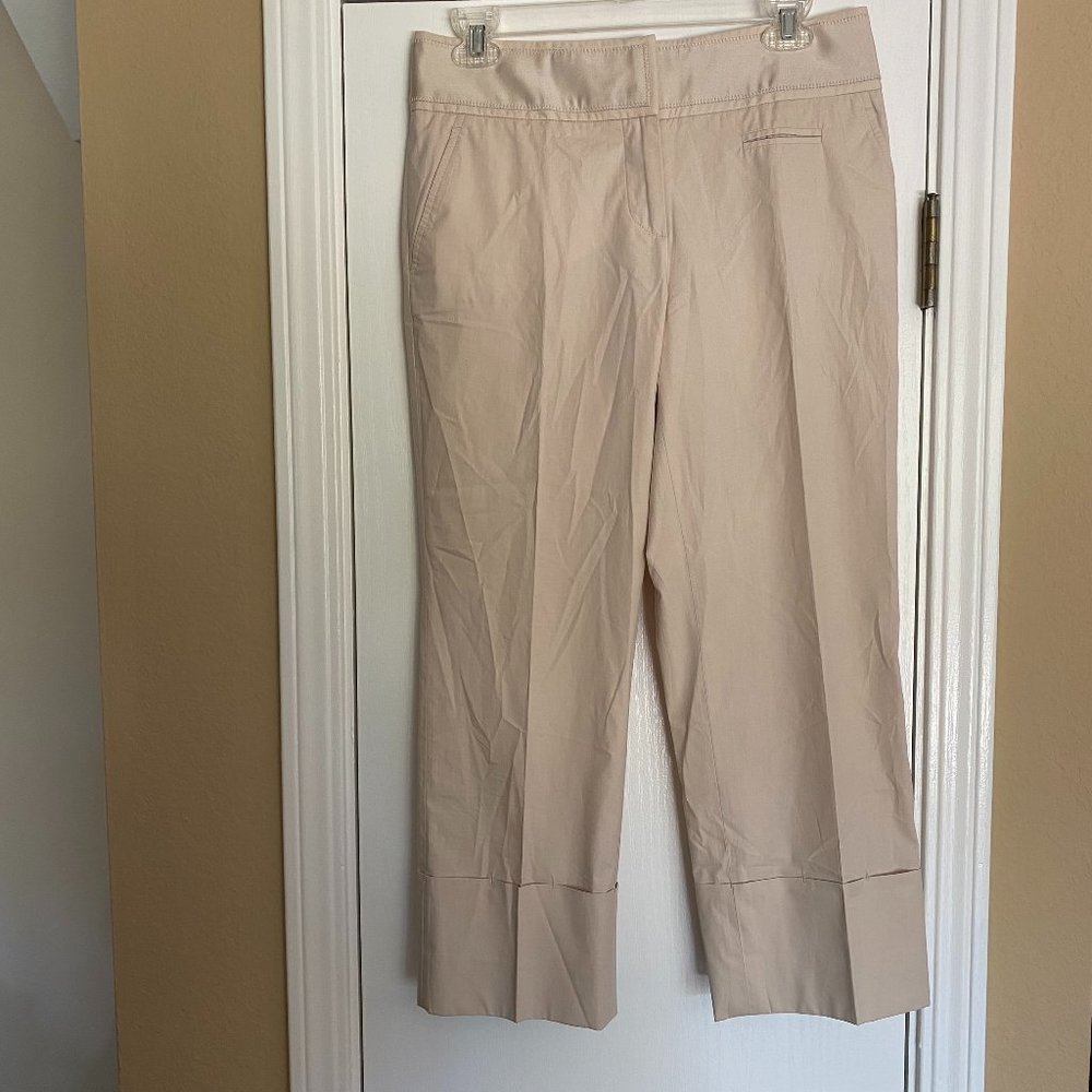 salvatore ferragamo cropped cuffed pants